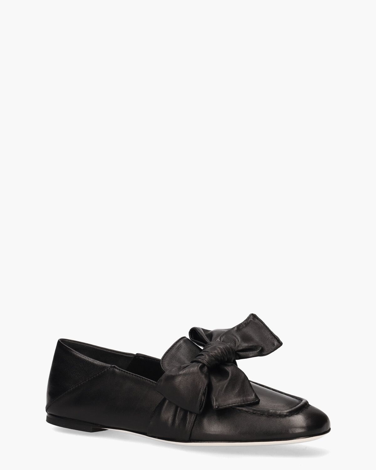 Cindy Ribbon Zwart Damesloafers
