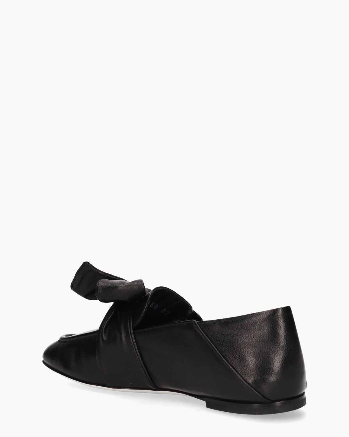 Cindy Ribbon Zwart Damesloafers