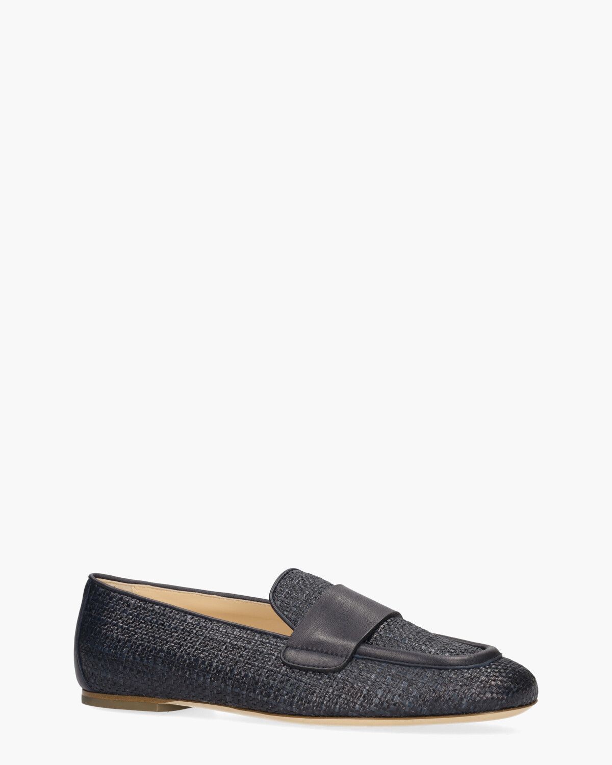 Sheryl Raffia Donkerblauw Damesloafers