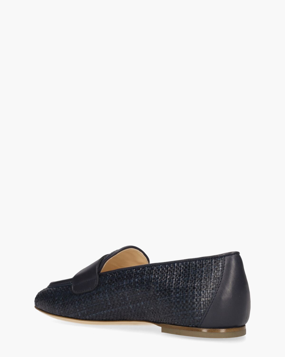Sheryl Raffia Donkerblauw Damesloafers
