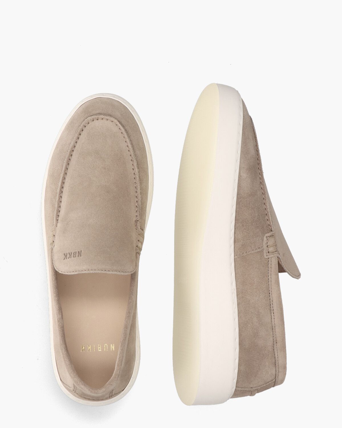 Jiro Mio Beige Herenloafers