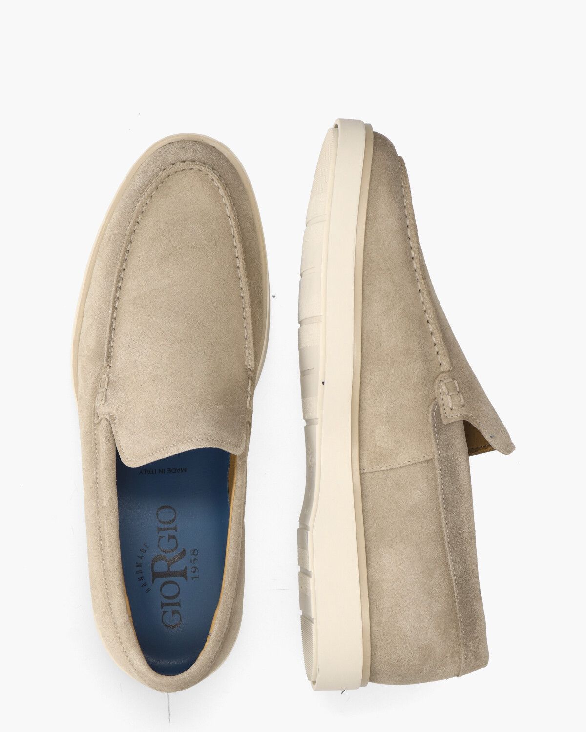 56402 Taupe Herenloafers