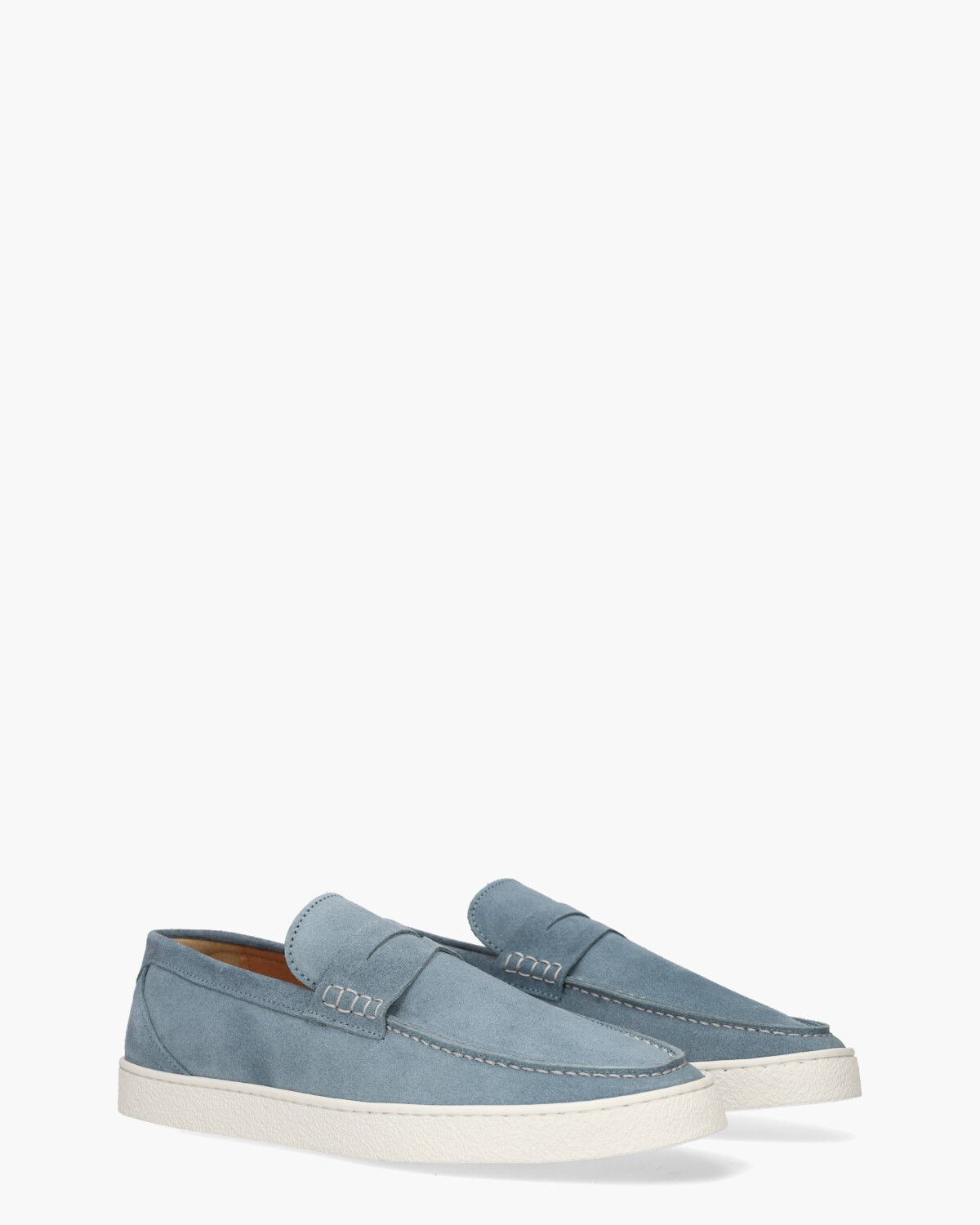 Twan Lichtblauw Herenloafers