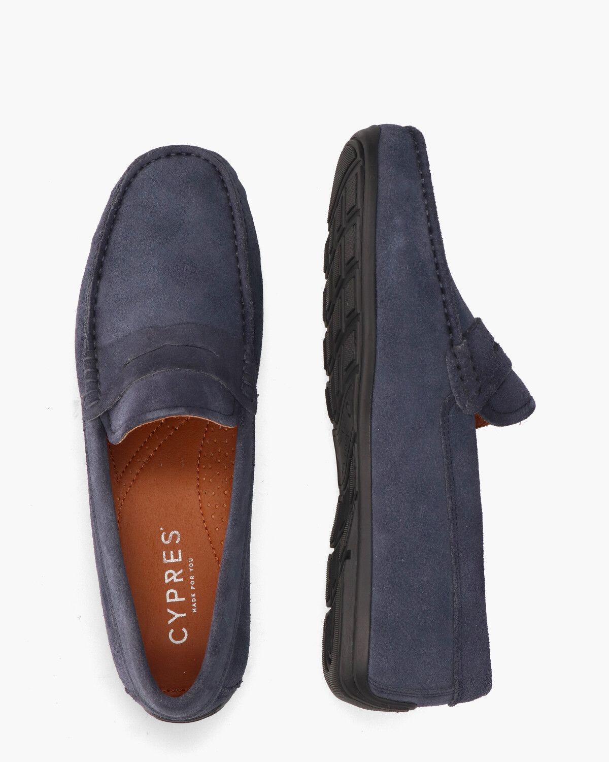 3276 Blauw Herenloafers