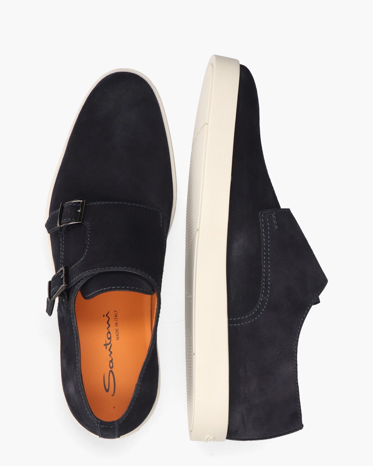 17832 Donkerblauw Heren Gespschoenen