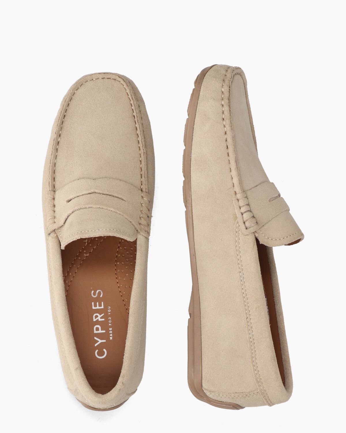 3276 Beige Herenloafers