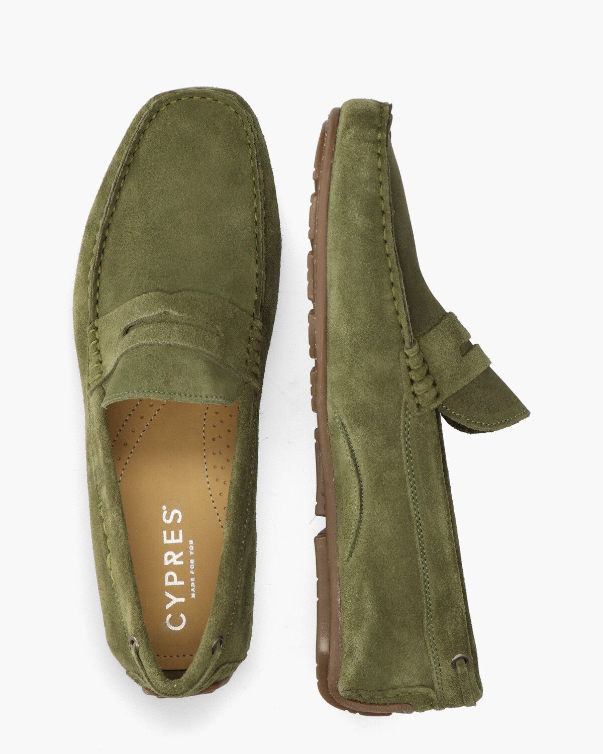 2110048 Groen Herenloafers
