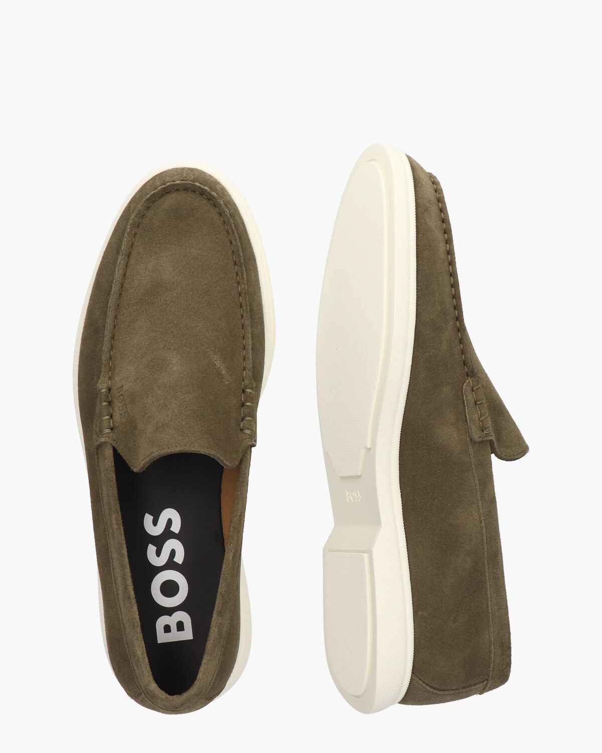 Sienne Donkergroen Herenloafers
