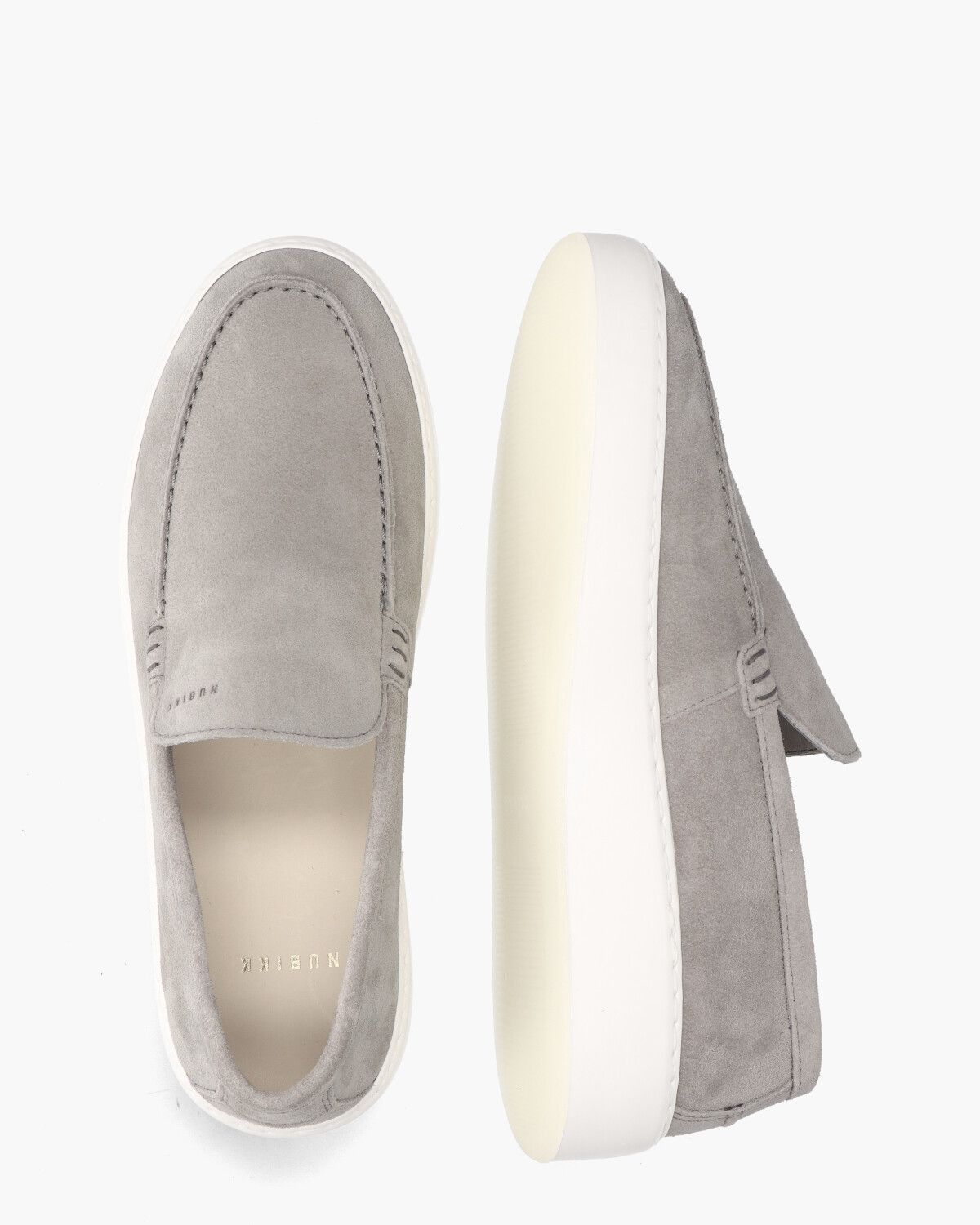 Jiro Mio Lichtgrijs Herenloafers