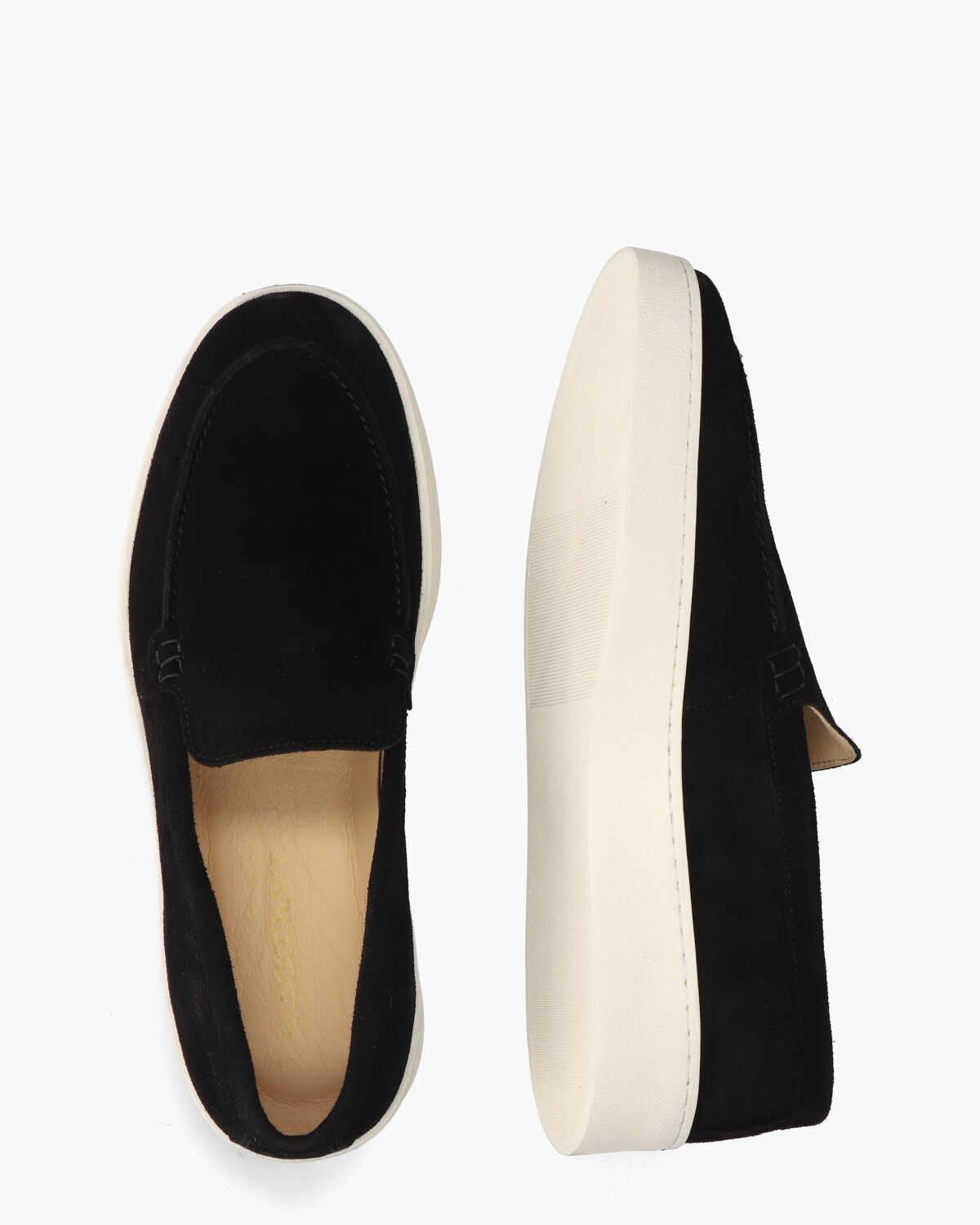 Bean 1-C Zwart Herenloafers