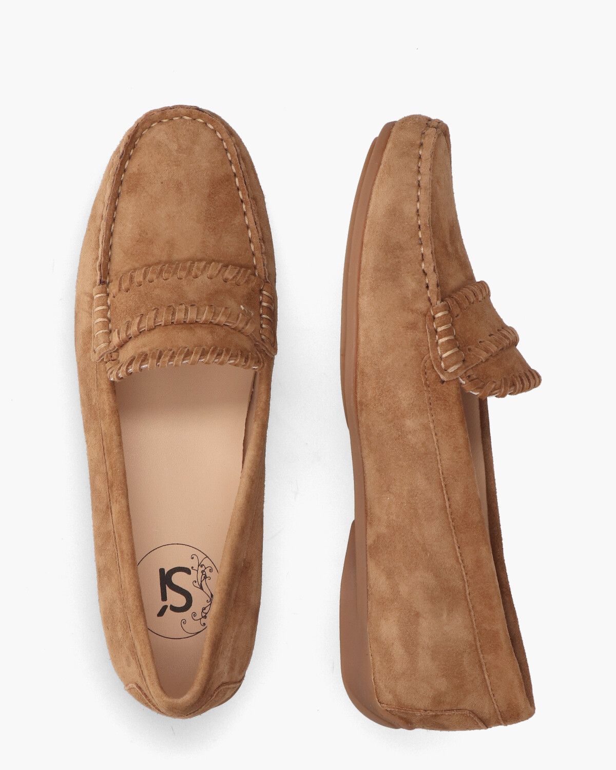 Oumay Cognac Damesloafers