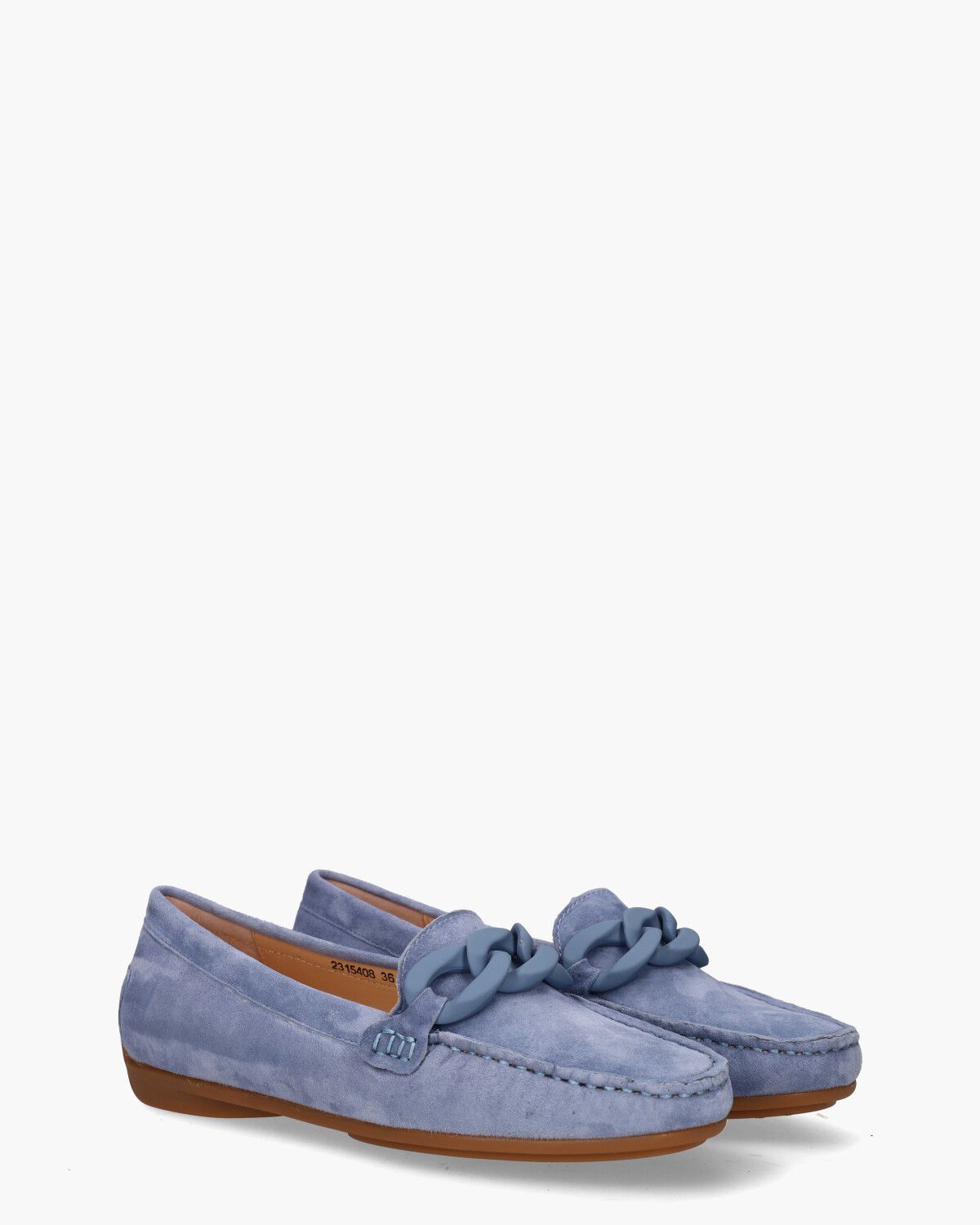 Ruiyenne Lichtblauw Damesloafers