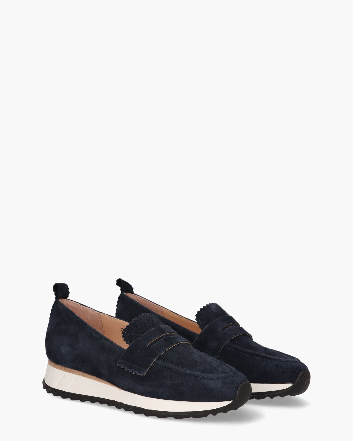 Oreana Donkerblauw Damesloafers