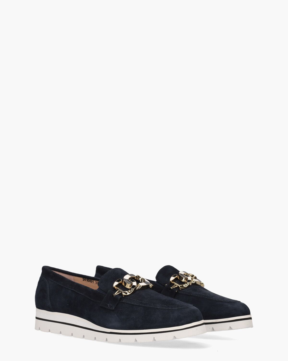 Tyess Donkerblauw Damesloafers