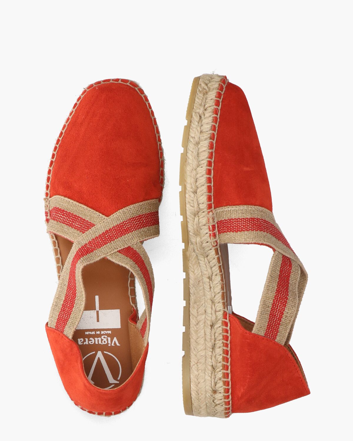 1890 Rood Damesloafers