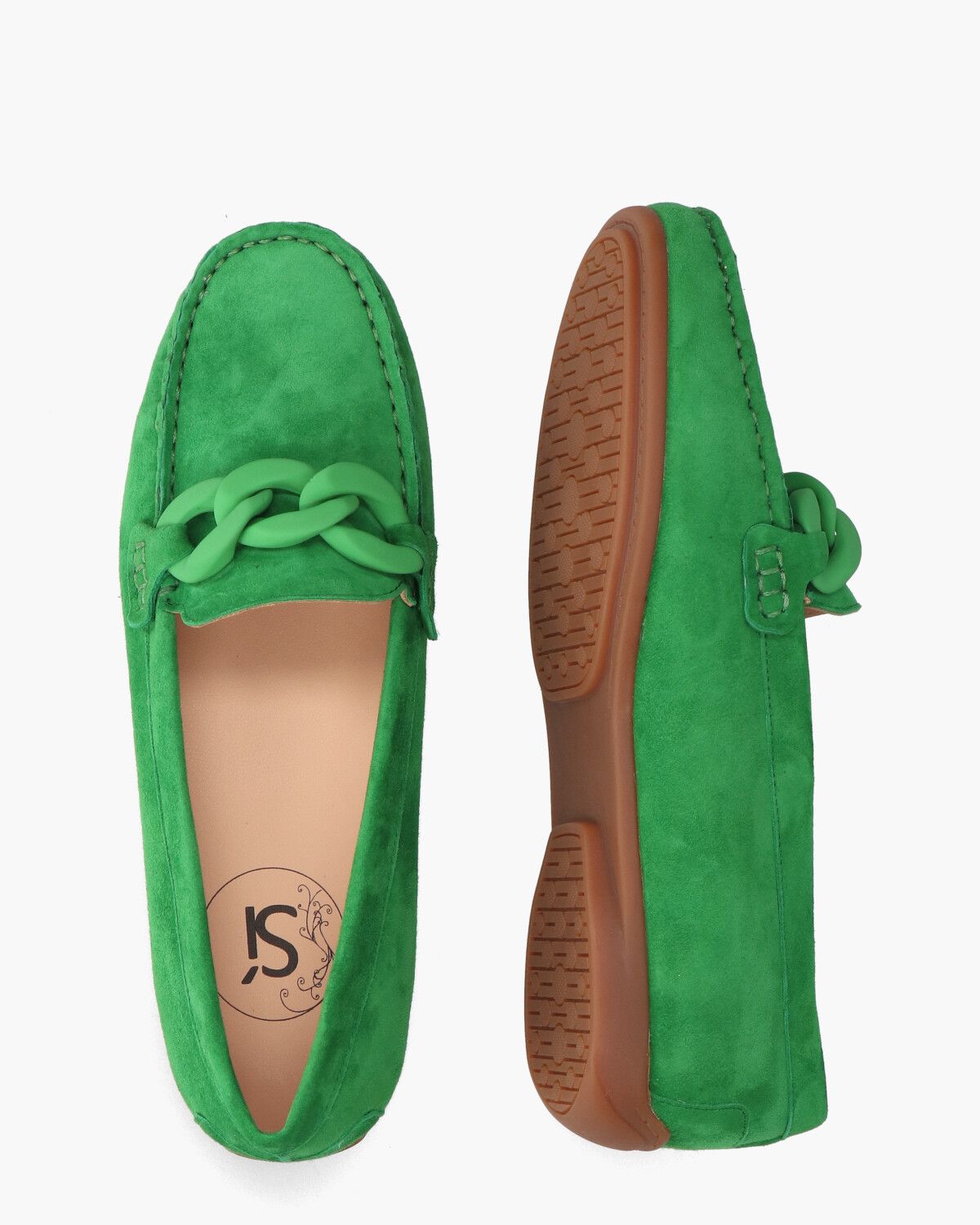 Ruiyenne Groen Damesloafers