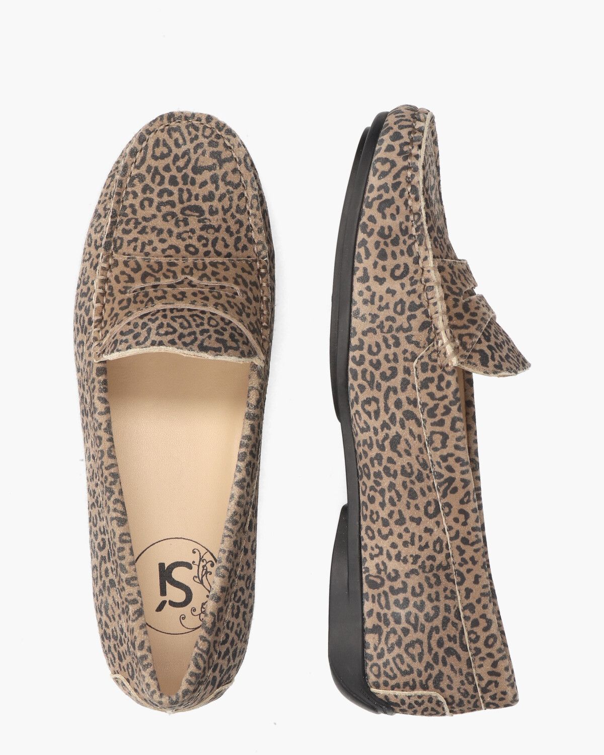 Harmkje Bruin/Zwart Damesloafers