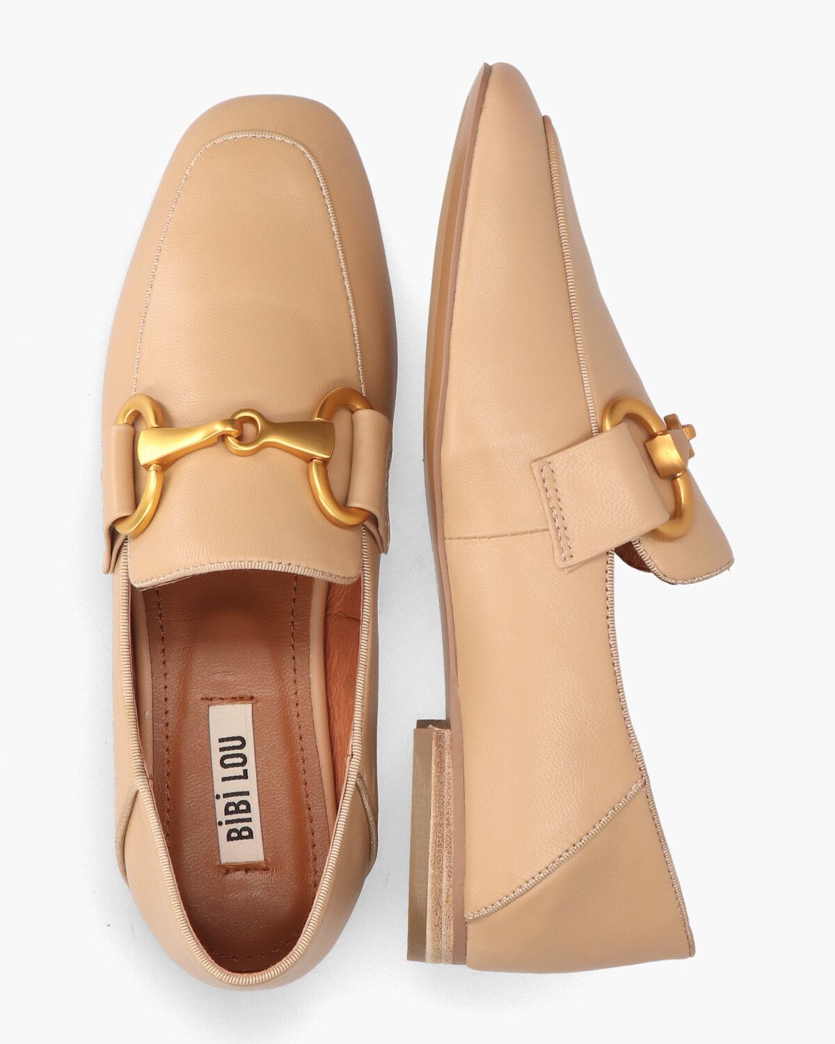 Baloku Lichtbruin Damesloafers