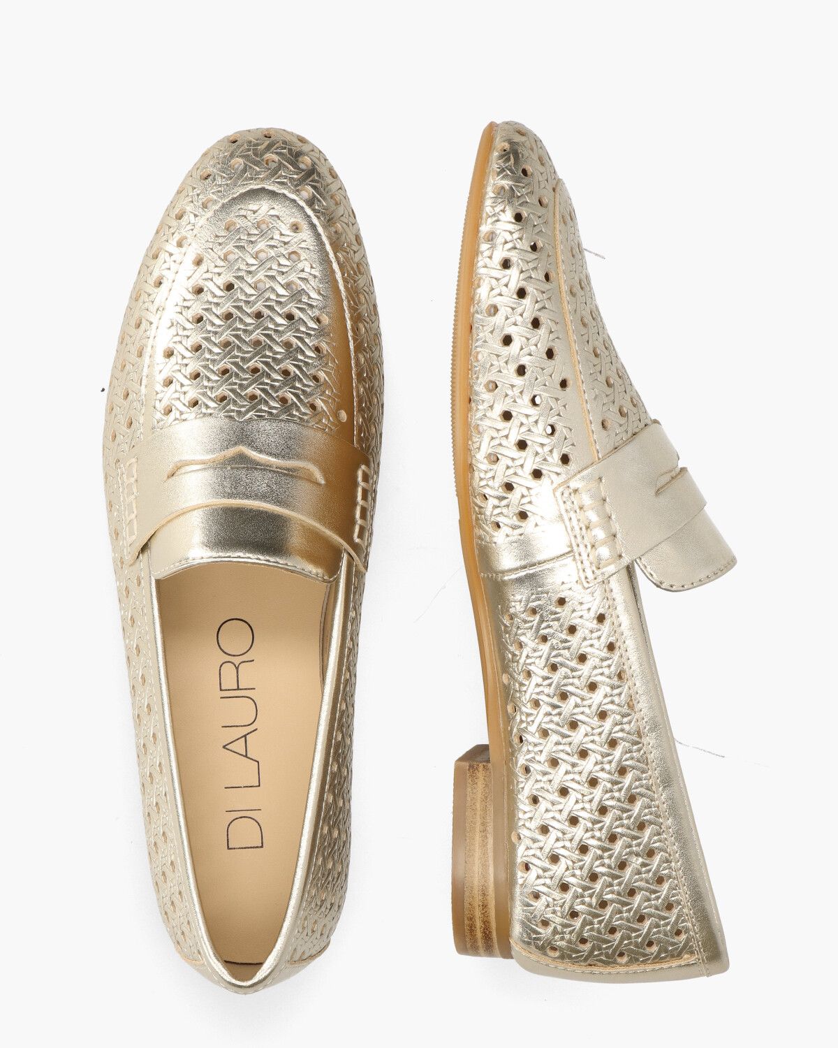 Toska Goud Damesloafers