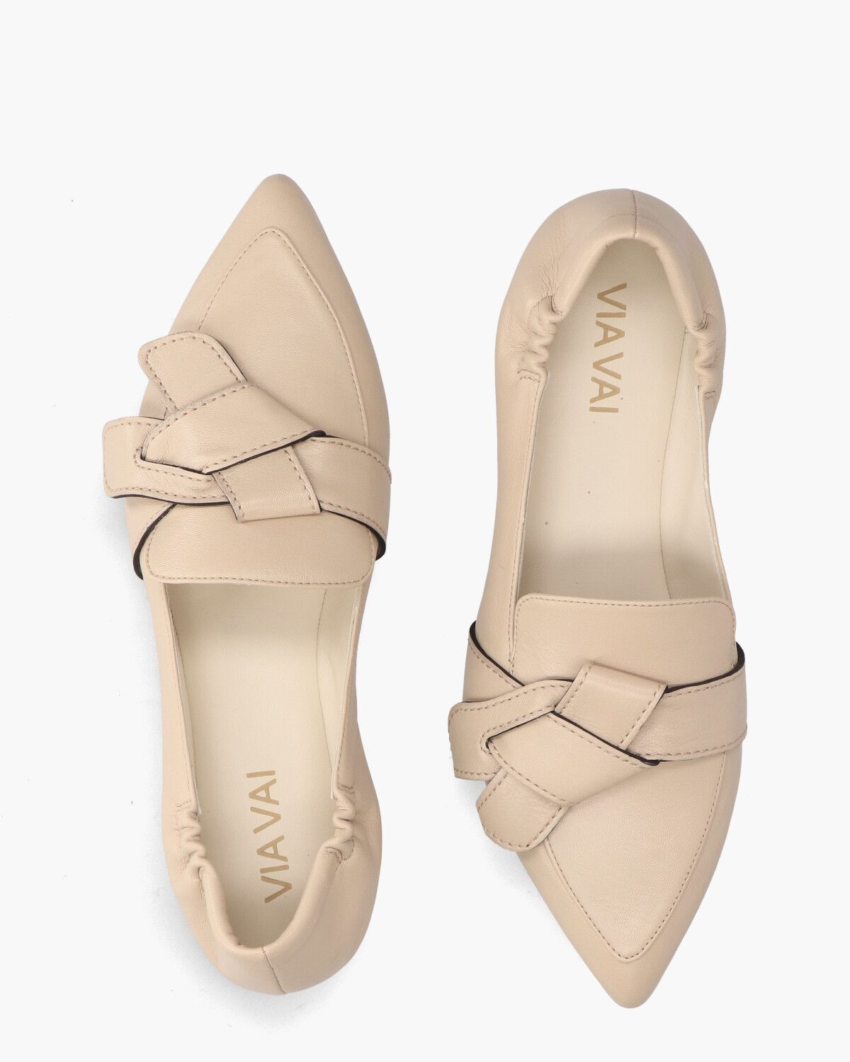 Lola Rayne Beige Damesloafers