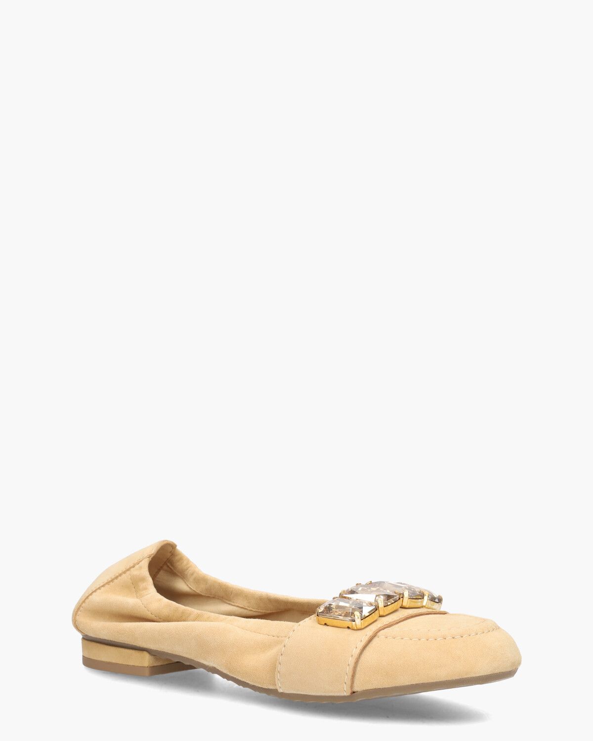 AO0902 Lichtbruin Damesloafers