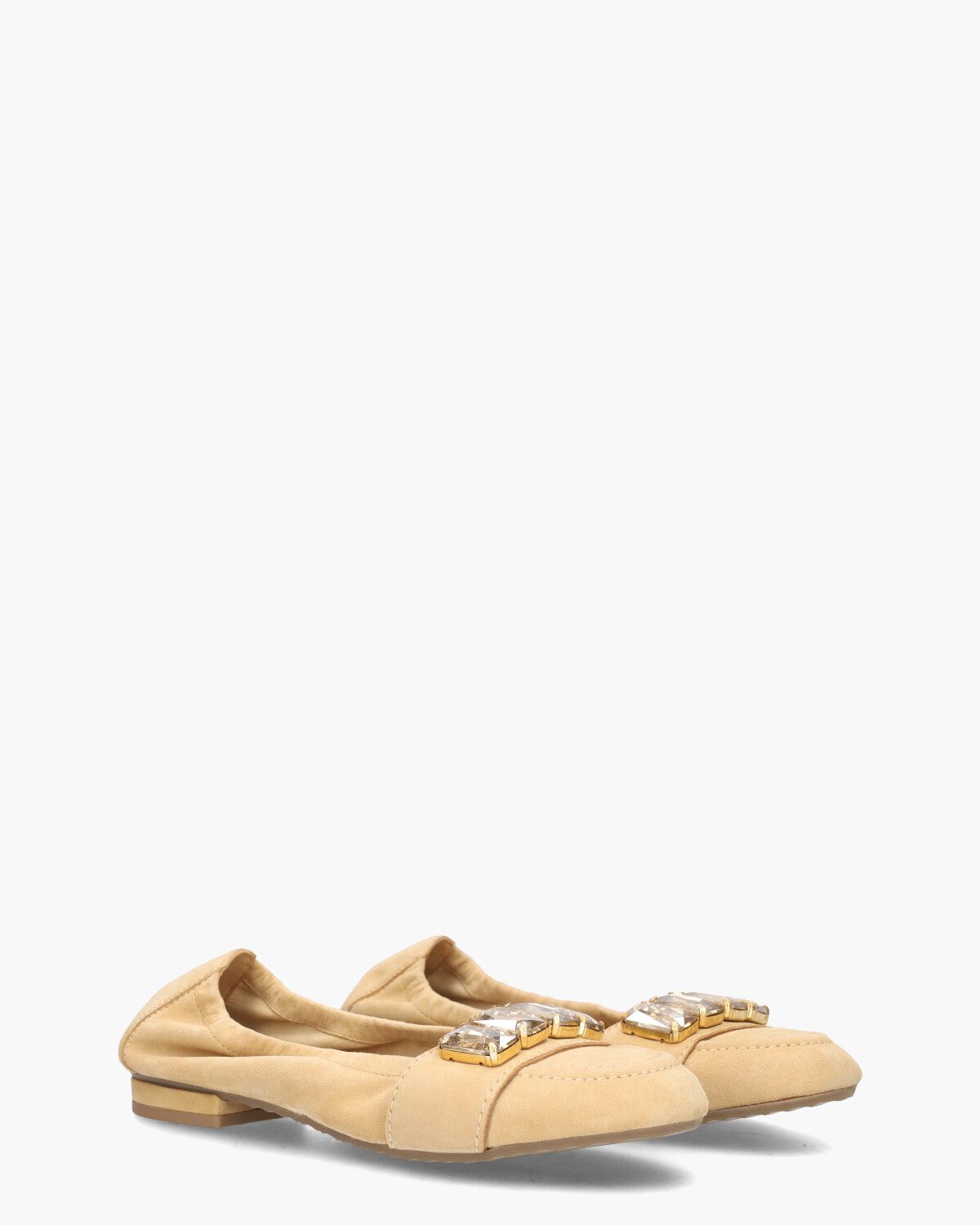 AO0902 Lichtbruin Damesloafers