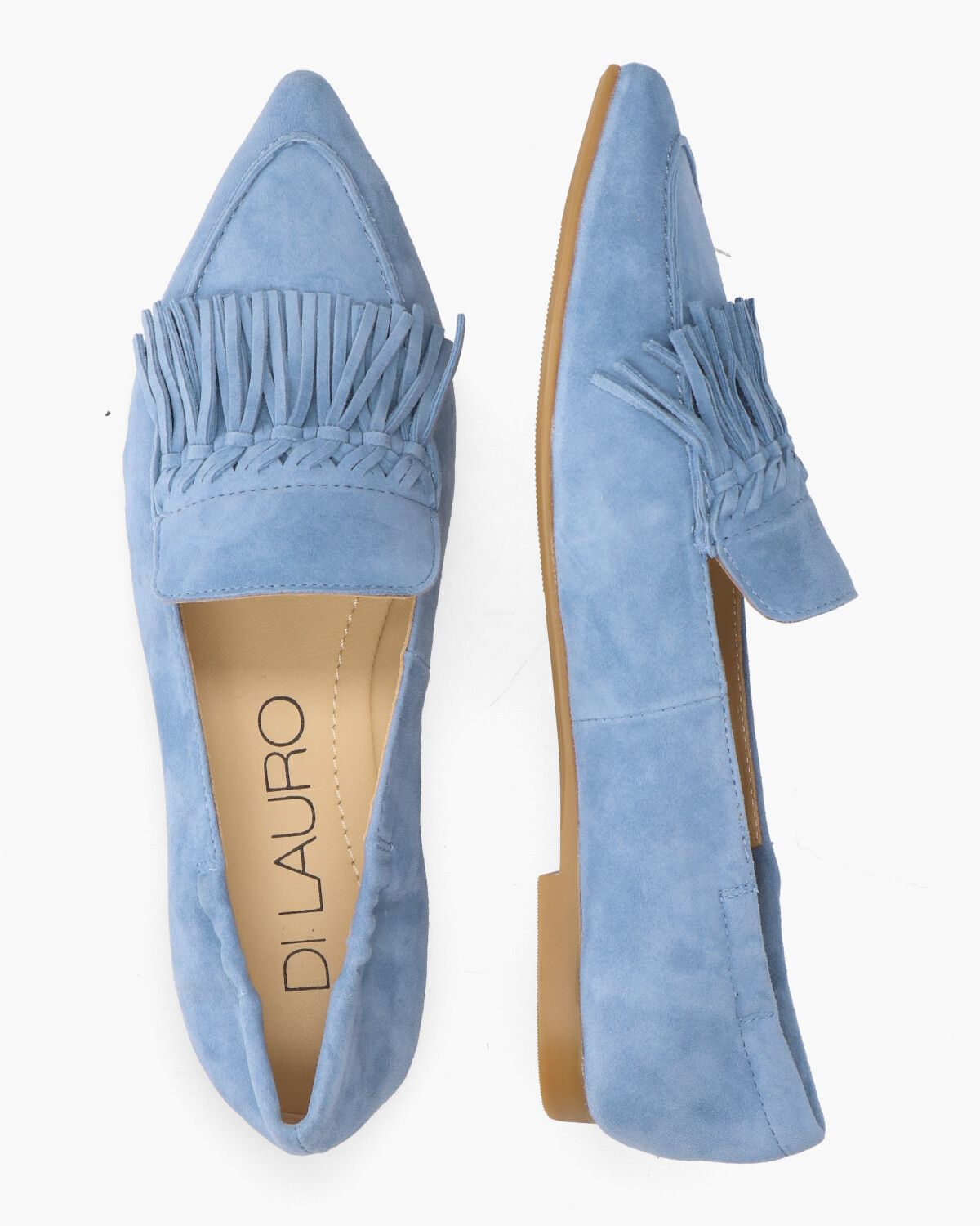 Onaya Lichtblauw Damesloafers