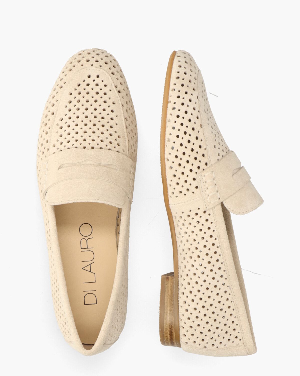 Toska Ecru Damesloafers