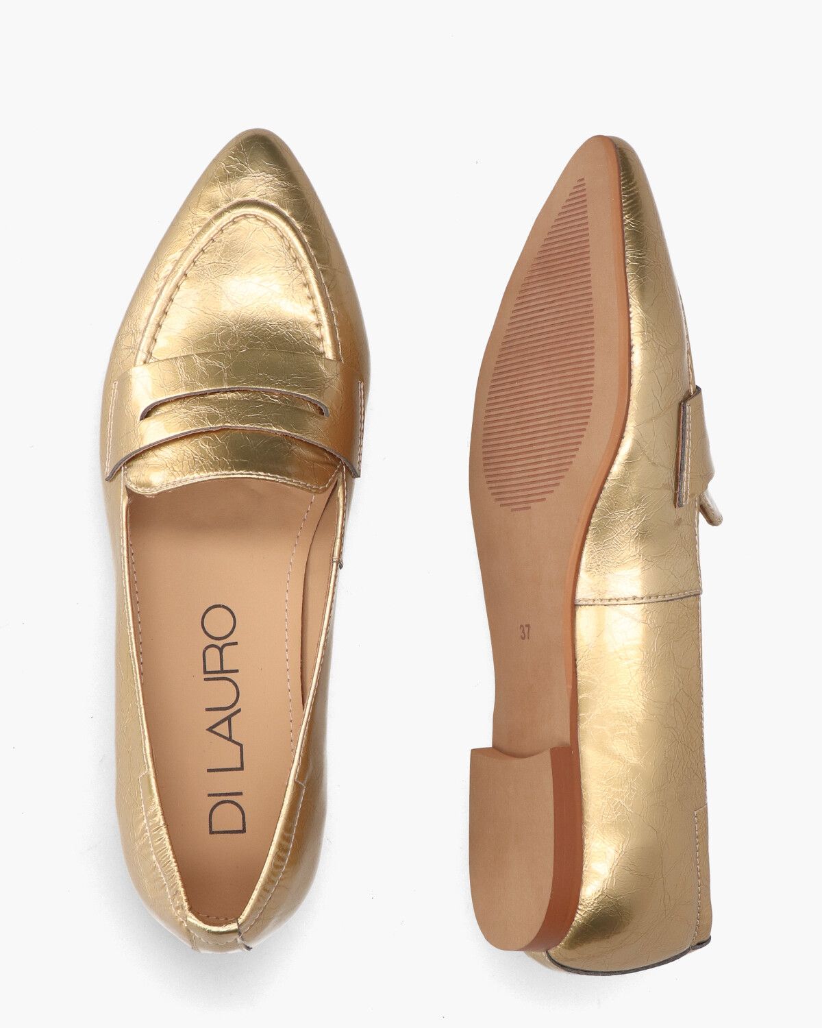 Tera Goud Damesloafers