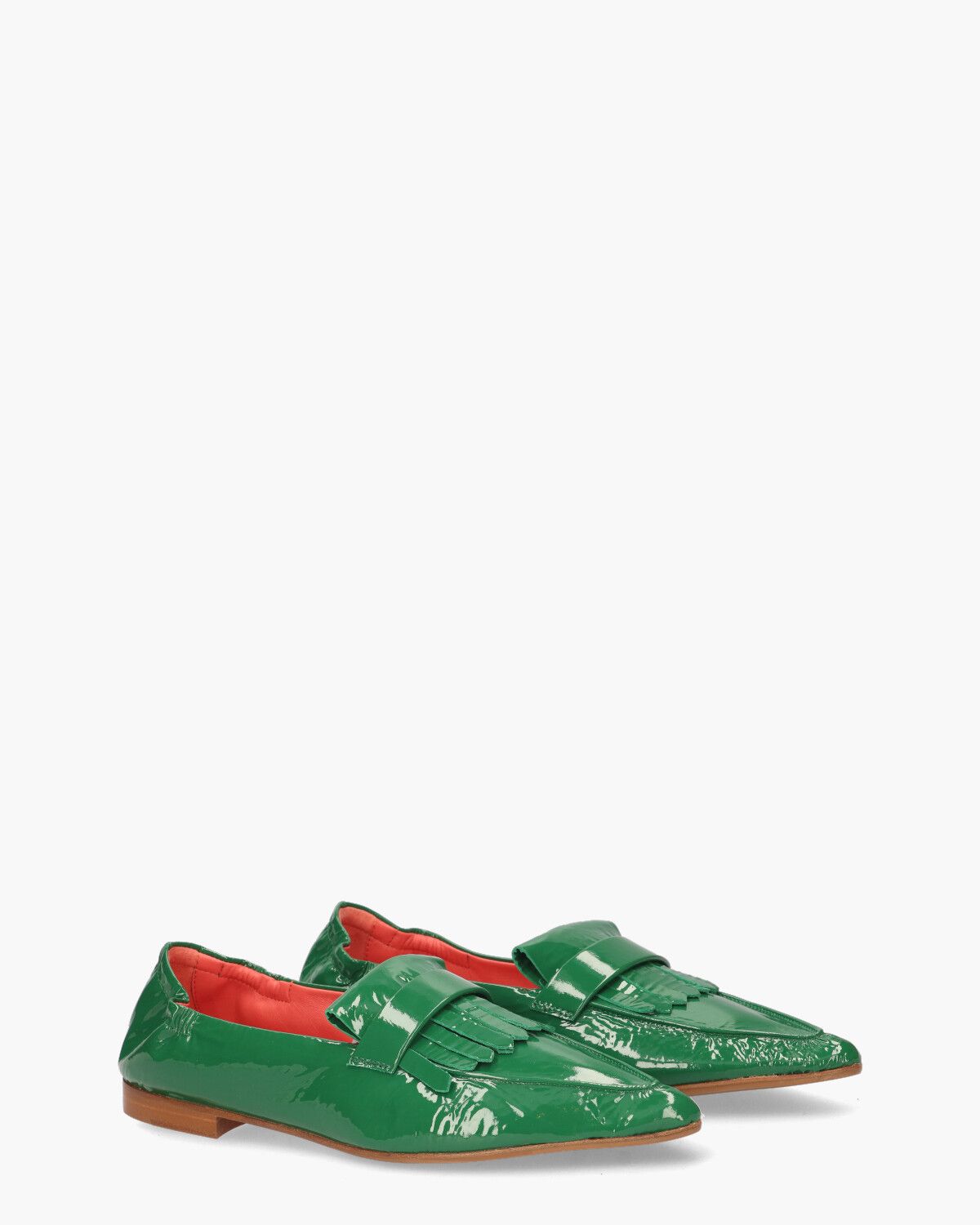 Wedge 2G FL7G Groen Damesloafers