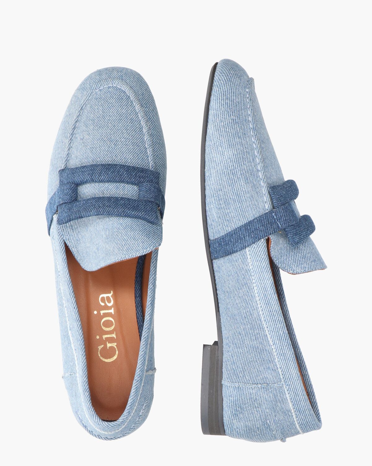 Trese Jeansblauw Damesloafers