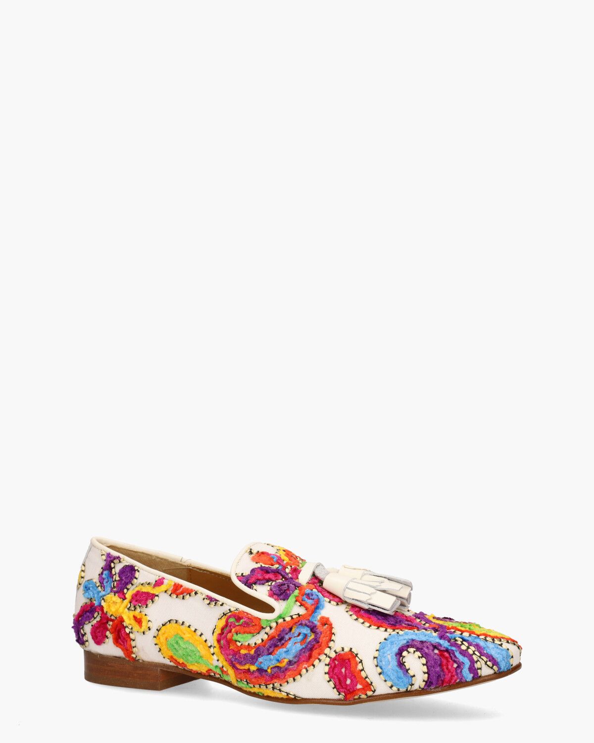 Talima 13577 Off-White/Multicolor Damesloafers