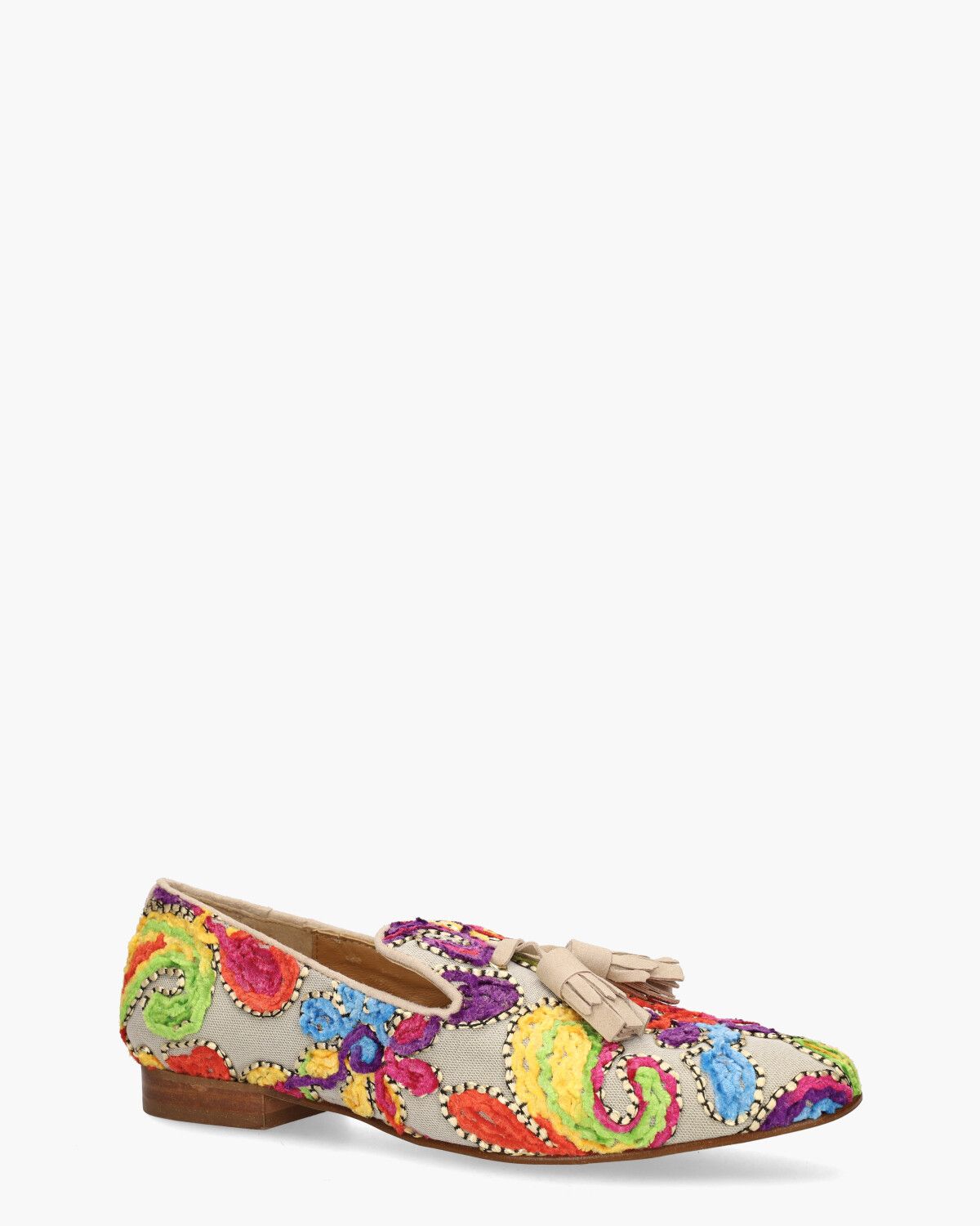 Talima 13577 Beige/Multicolor Damesloafers