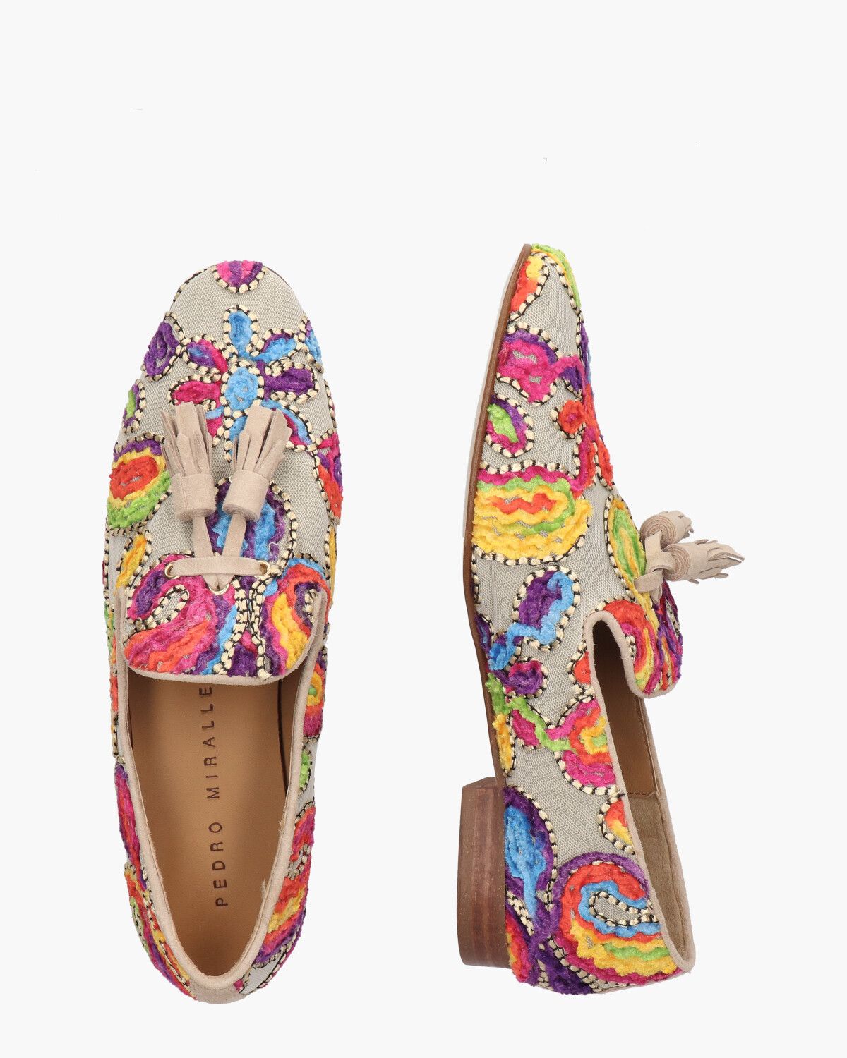 Talima 13577 Beige/Multicolor Damesloafers