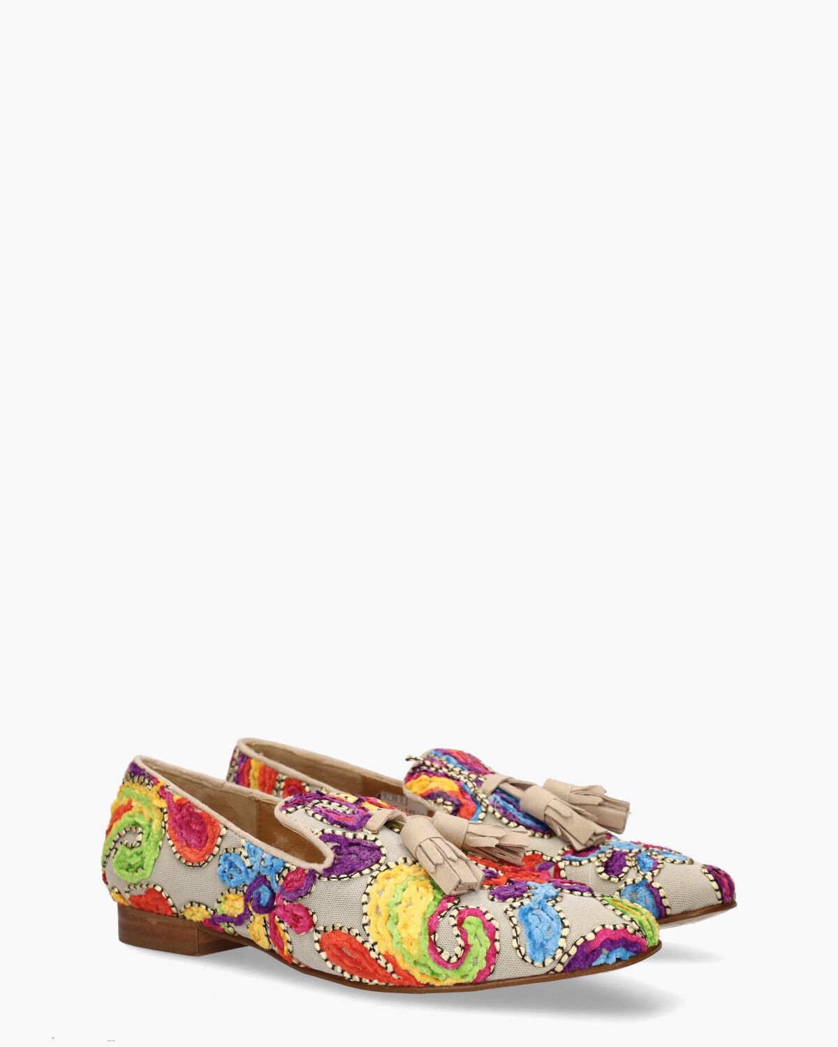 Talima 13577 Beige/Multicolor Damesloafers