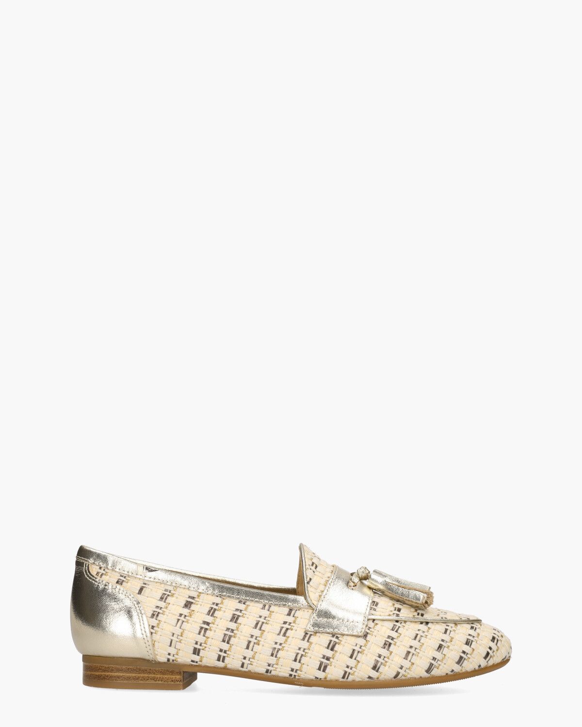 Weslia Multicolor/Goud Damesloafers