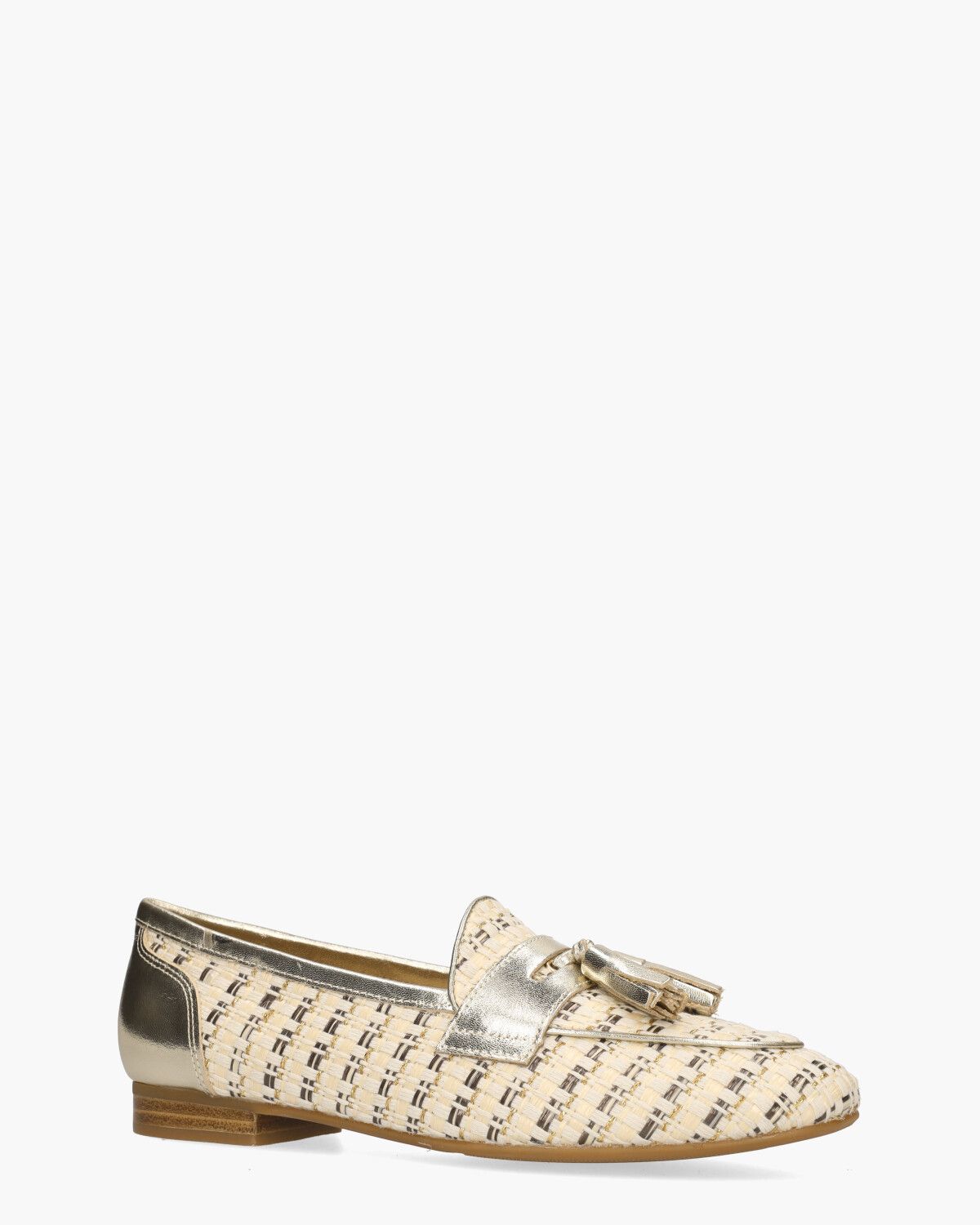 Weslia Multicolor/Goud Damesloafers