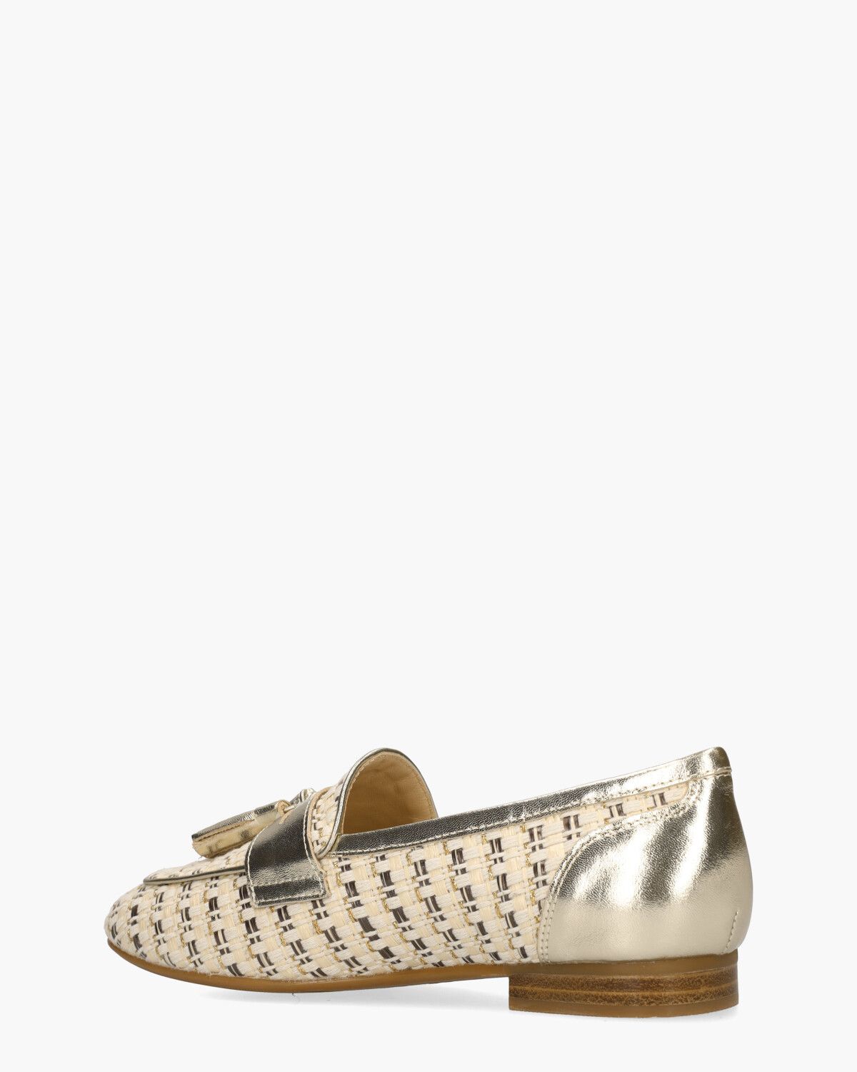 Weslia Multicolor/Goud Damesloafers