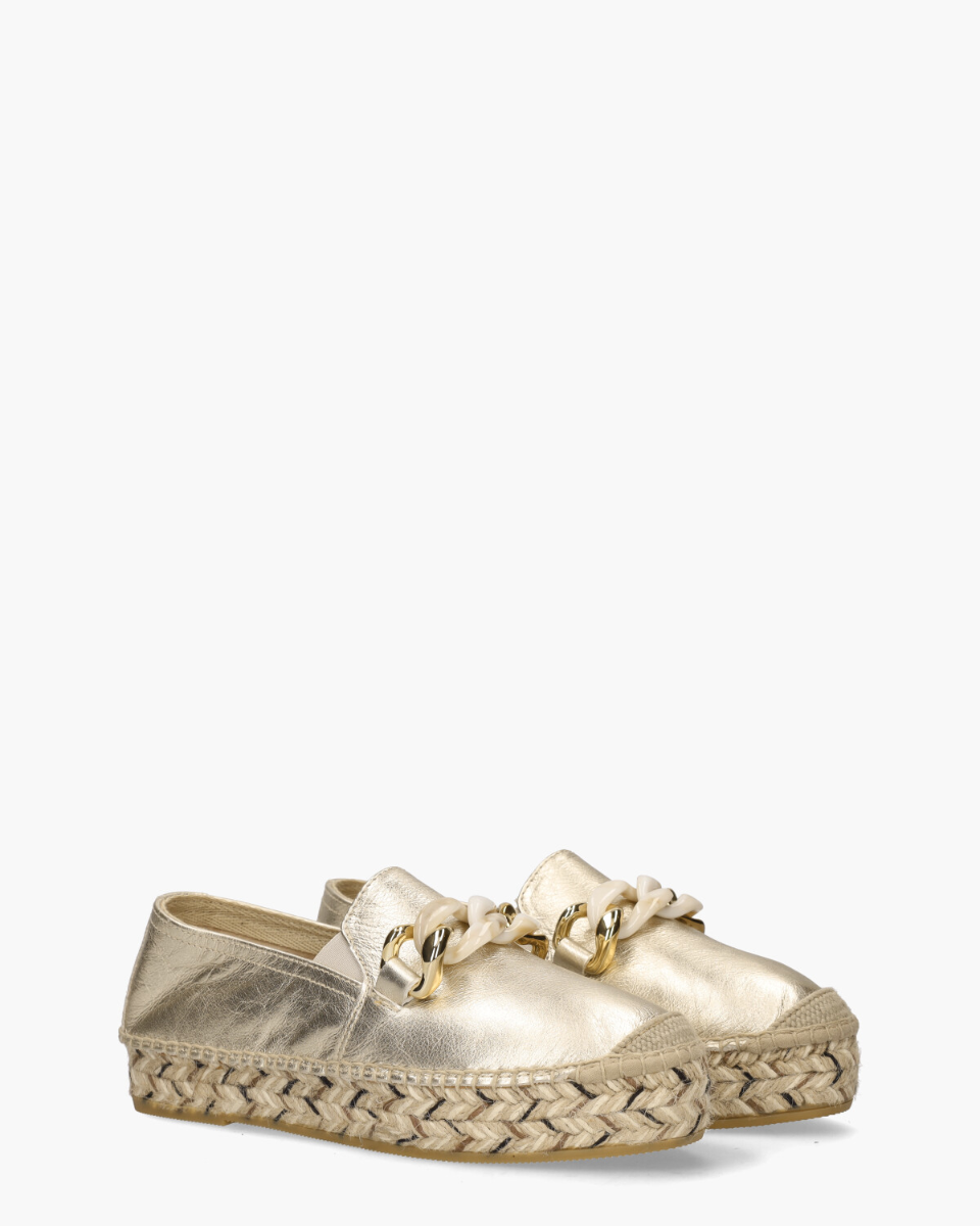 2041 Goud Damesloafers