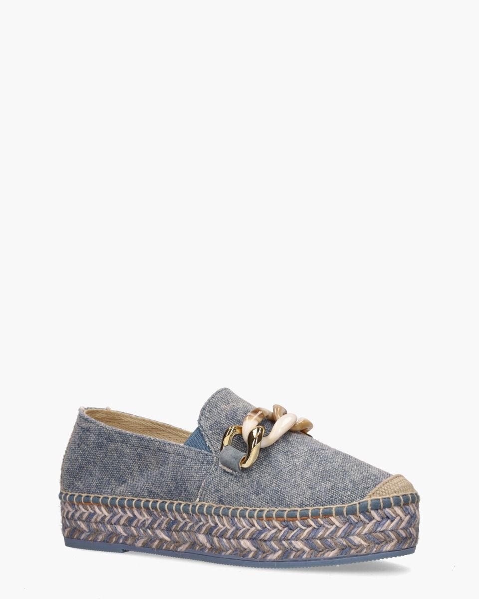 2041 Jeansblauw Damesloafers