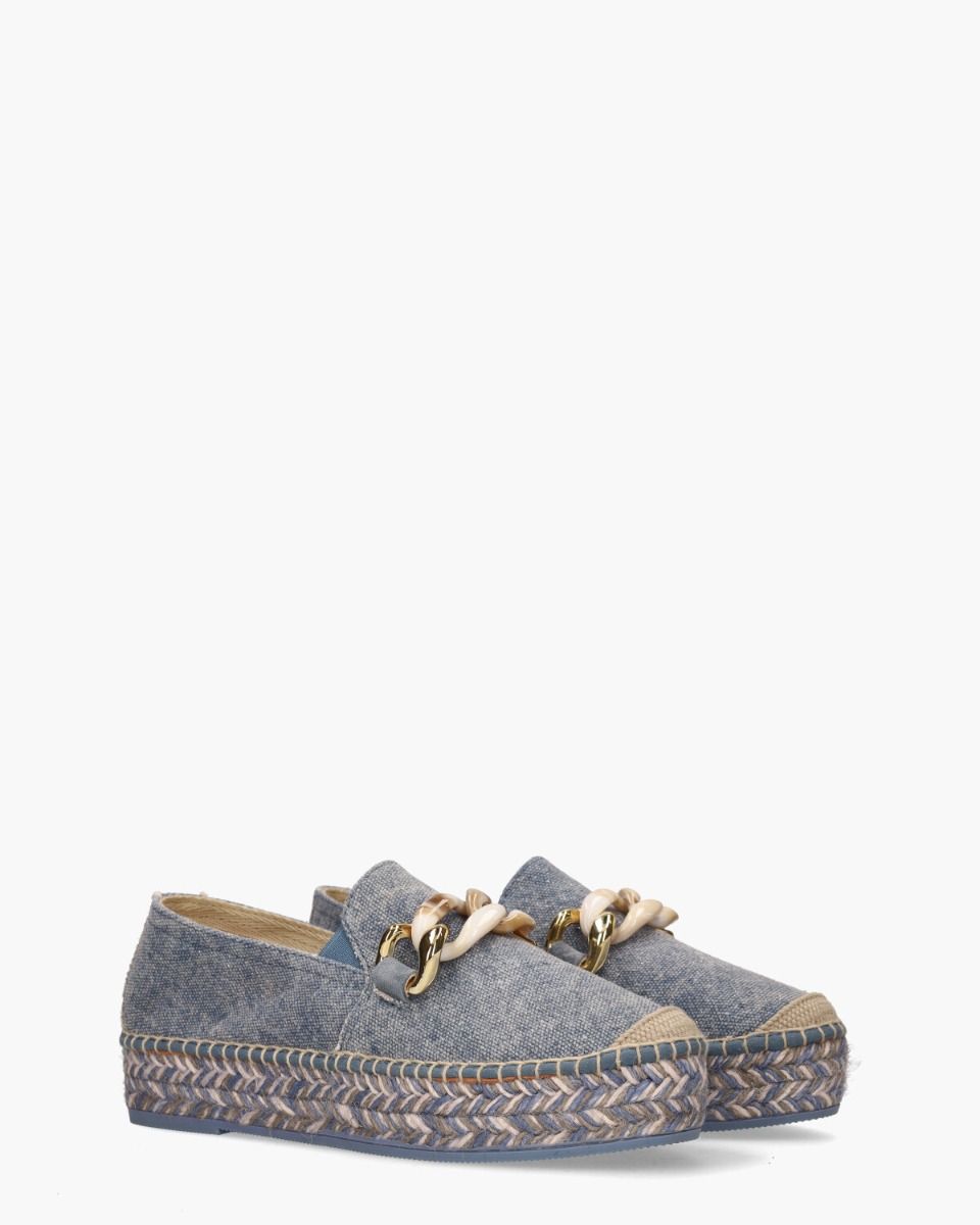 2041 Jeansblauw Damesloafers