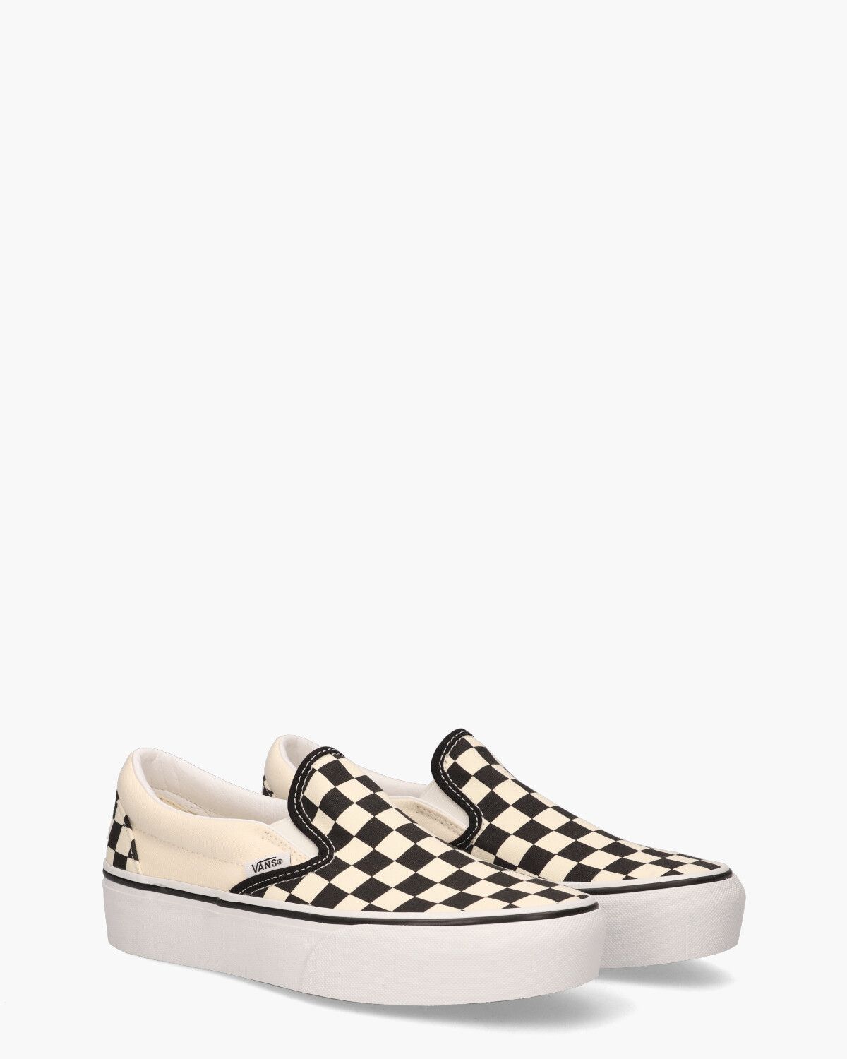 Checkerboard Classic Slip-On Platform VN00018EBWW Damessneakers