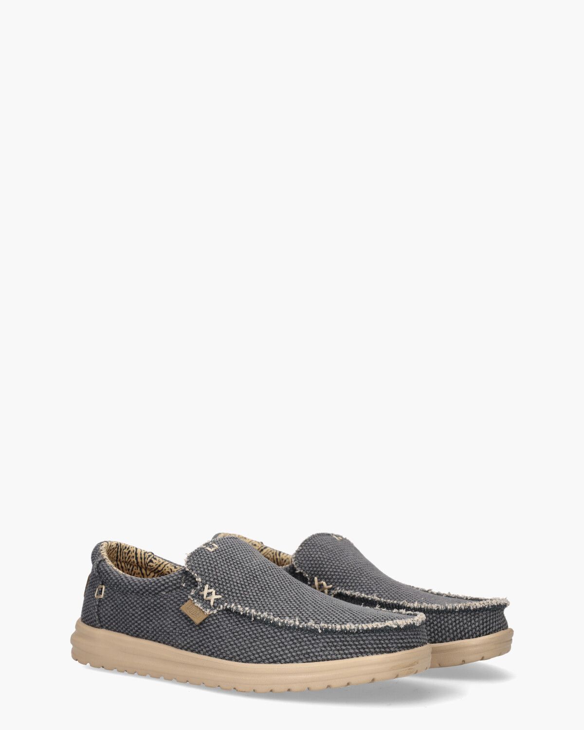 Mikka Braided Blauw Herenloafers