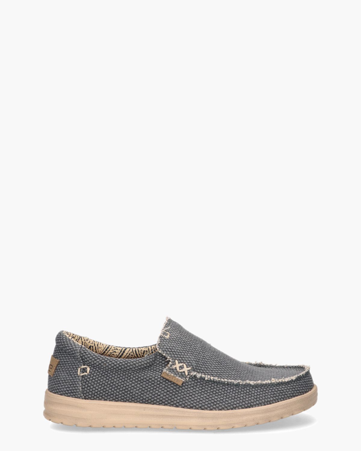 Mikka Natural Braided Blauw Herenloafers
