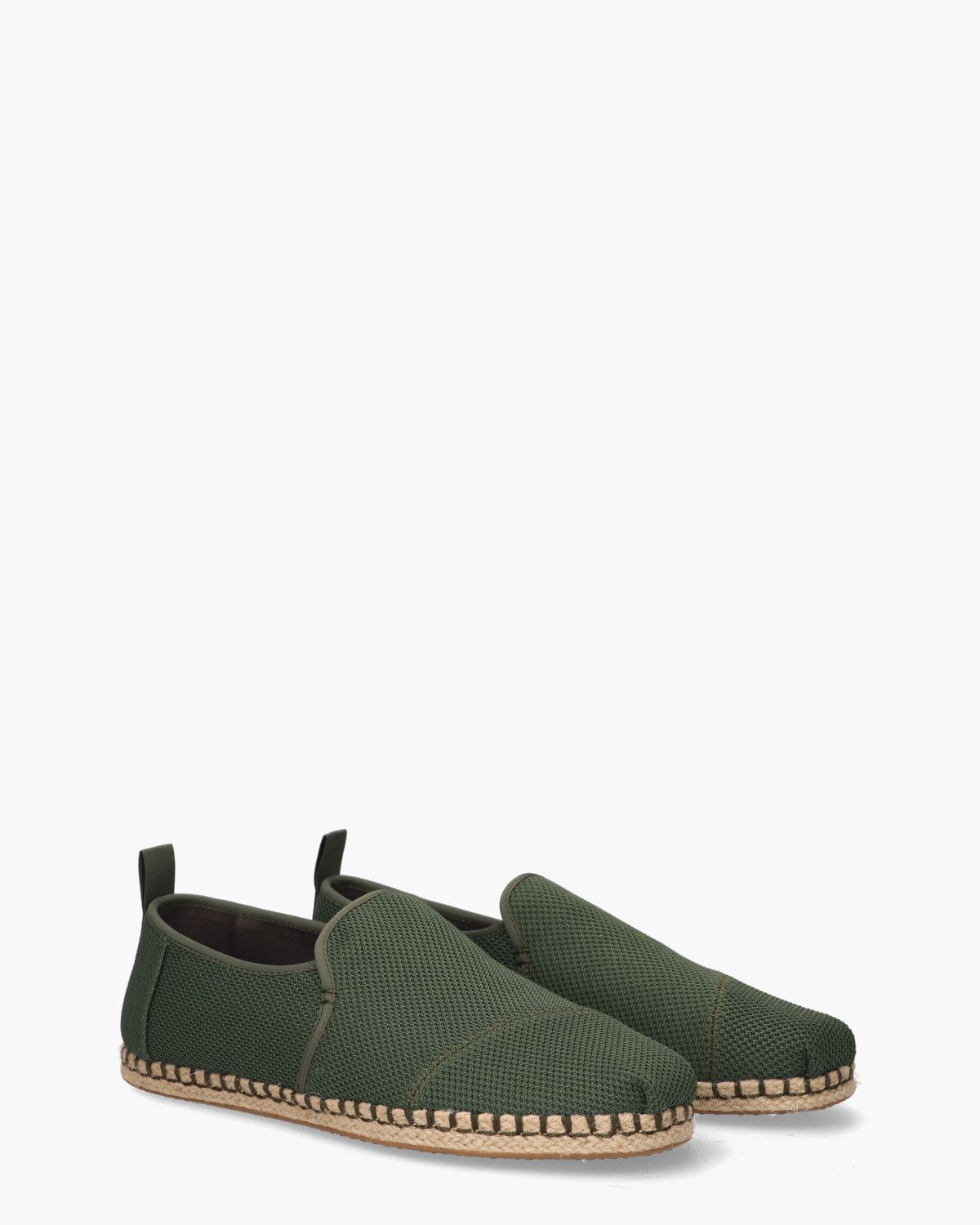 Deconstructed Alpargata Groen Herenloafers