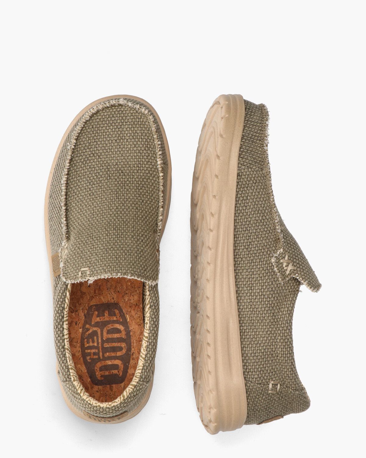 Mikka Braided Groen Herenloafers