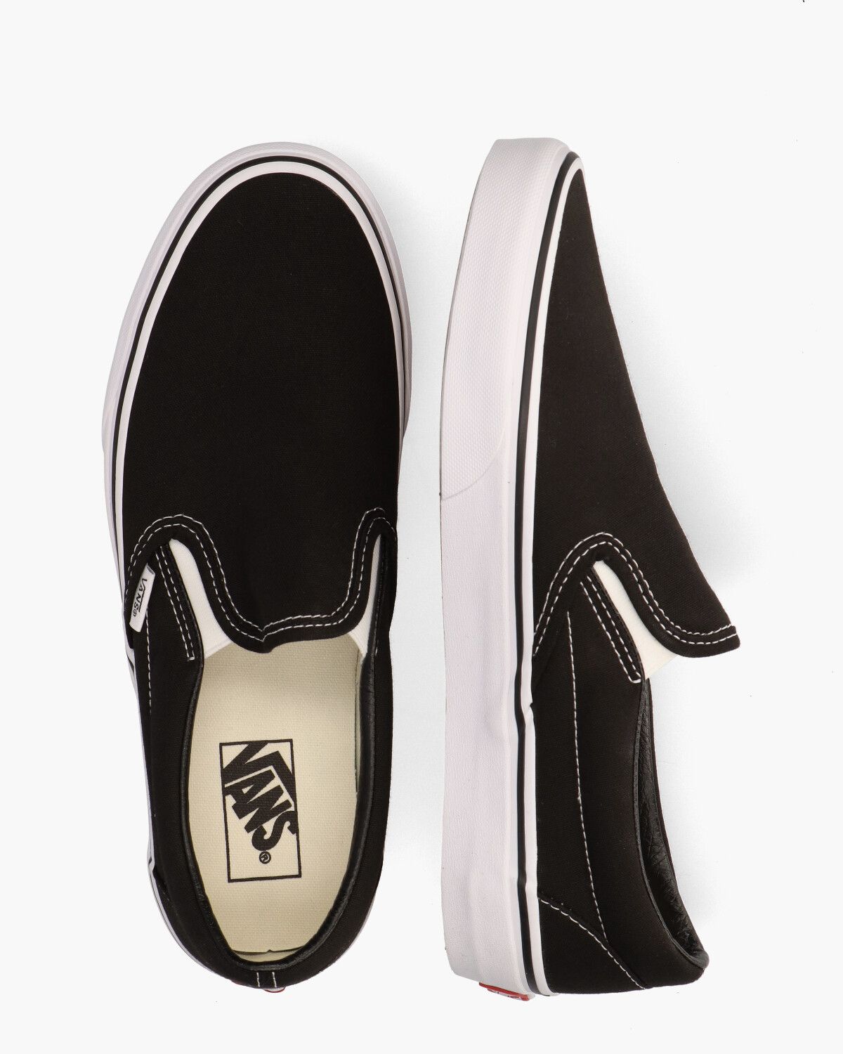 Classic Slip-On Zwart Herensneakers
