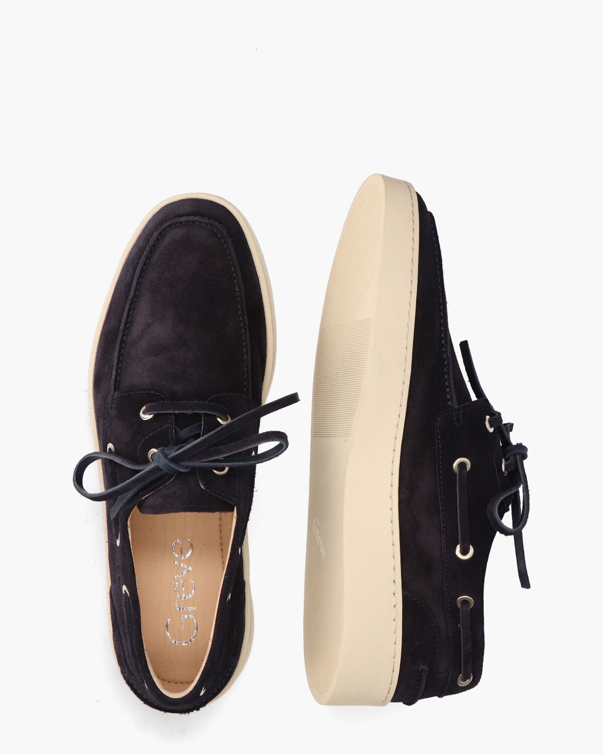 Wave Donkerblauw Heren Veterschoenen