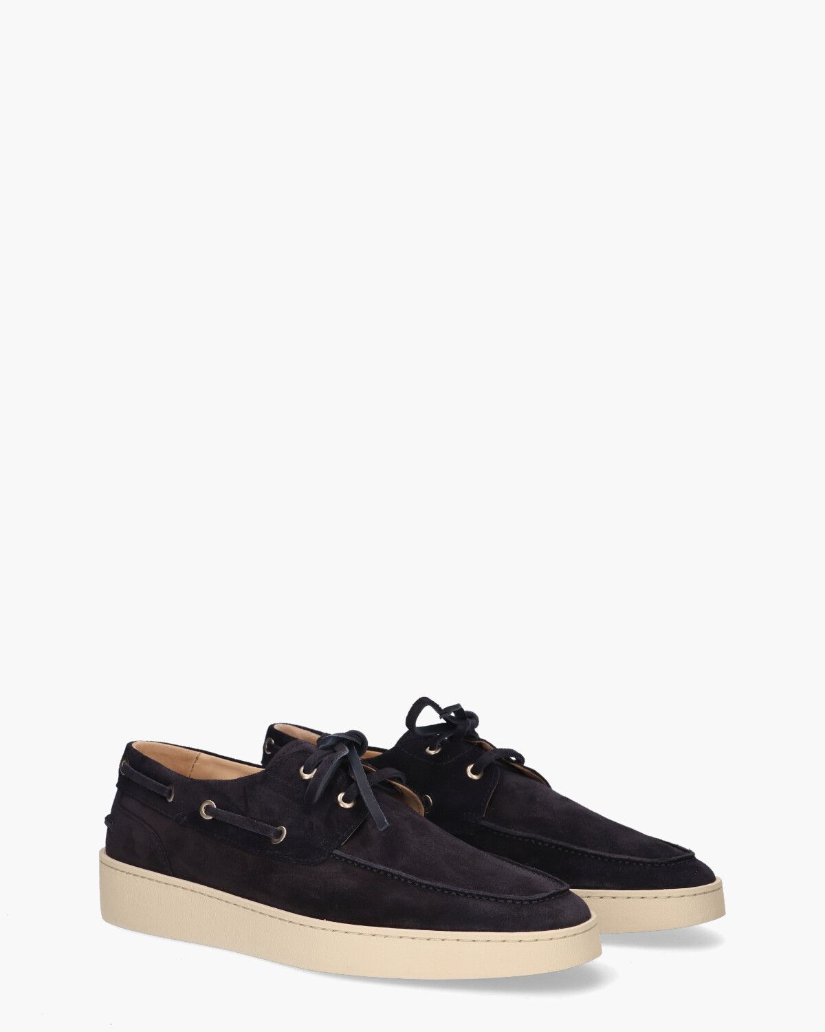 Wave Donkerblauw Heren Veterschoenen