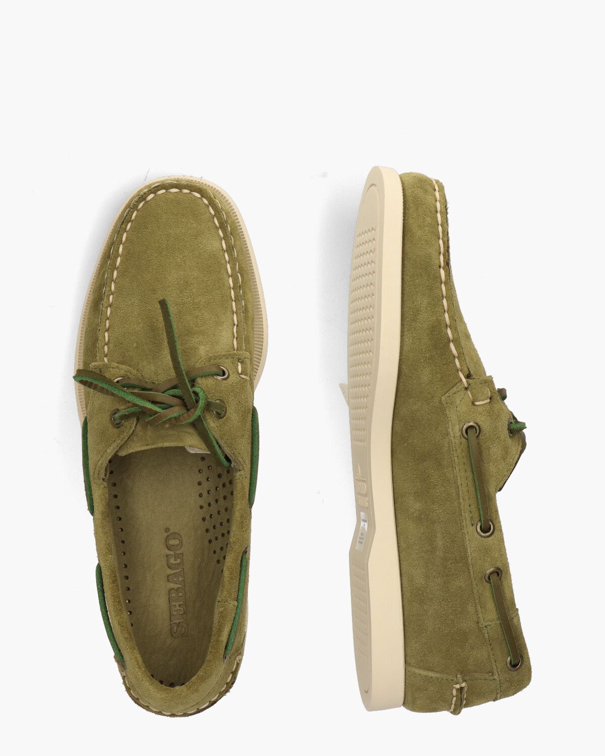 Docksides Portland Flesh Out Groen Herenloafers